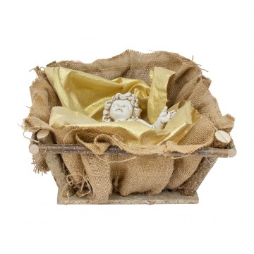 Statue of Baby Jesus in his...