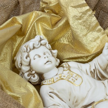 Statue of Baby Jesus in his...