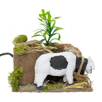 Animated Ox Eating 8 cm