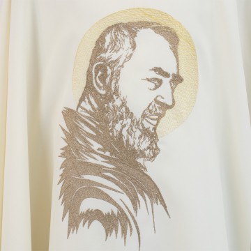 Ivory-colored Chasuble with...