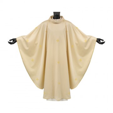 Ivory-colored Chasuble with...