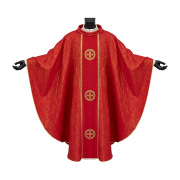 Red Chasuble Mosaic Cross...