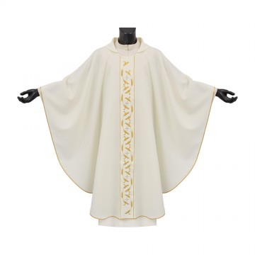Ivory-colored Chasuble with...