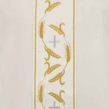 Ivory-colored Chasuble with...