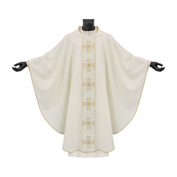 Ivory-Colored Chasuble with...