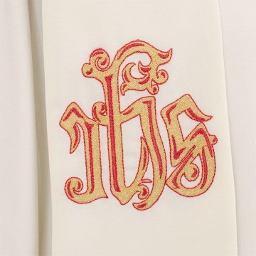 Ivory-colored Stole with...