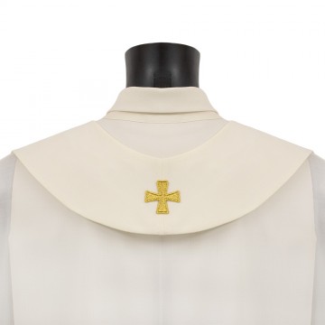 Ivory-colored Stole with...