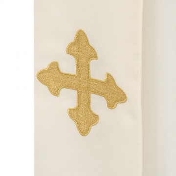 Ivory-colored Stole with...