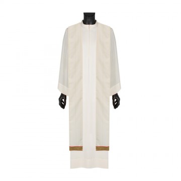 Striped Cope of Ivory Color...