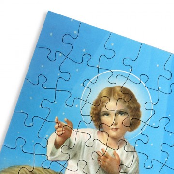 Puzzle-shaped Christmas Card