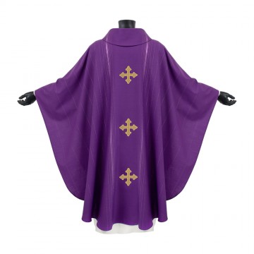 Purple Priest Chasuble with...