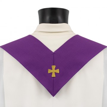 Purple Priest Chasuble with...