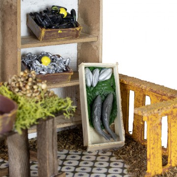 Fish Shop for Nativity Scene