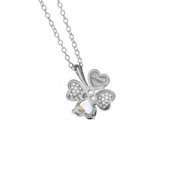 Necklace Four Heart Clover...