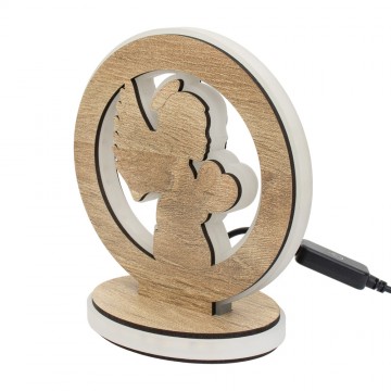 LED Lamp with Angel