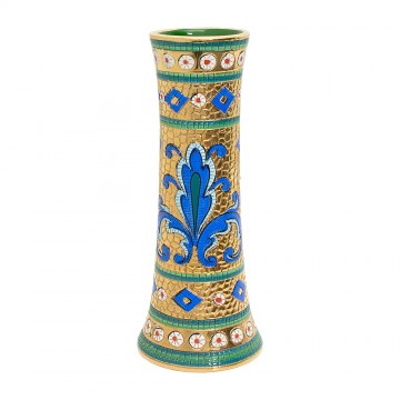 Flower Vase in Painted Ceramic