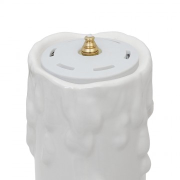 Fake Candle in Painted Ceramic