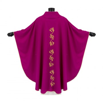Burgundy Chasuble with Gold...