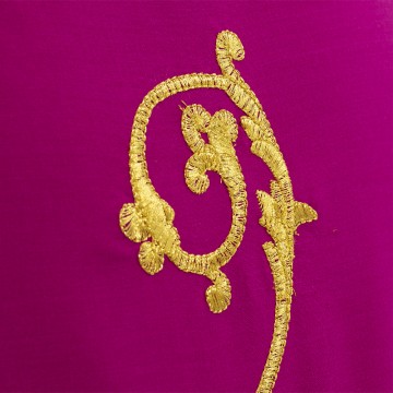 Burgundy Chasuble with Gold...