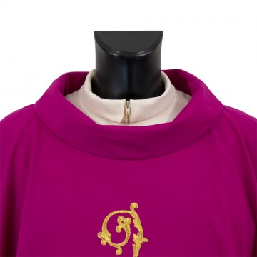 Burgundy Chasuble with Gold...