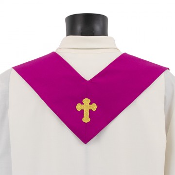 Burgundy Chasuble with Gold...