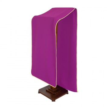 Burgundy Lectern Cover with...