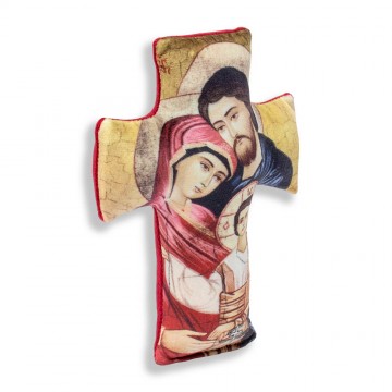 Cross-shaped Pillow with...