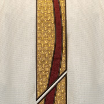 Ivory Chasuble with Velvet...