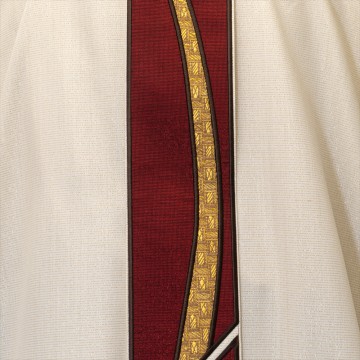 Ivory Chasuble with Velvet...