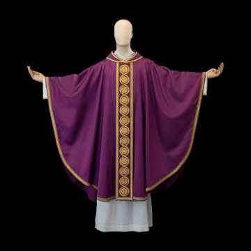Casula viola in m/cotone...