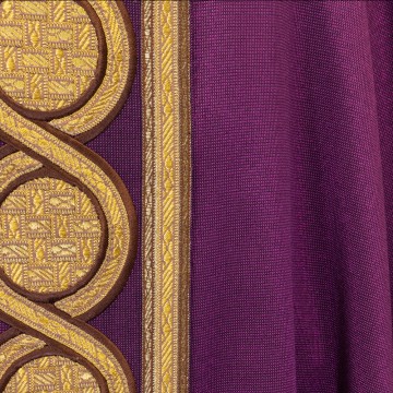 Casula viola in m/cotone...