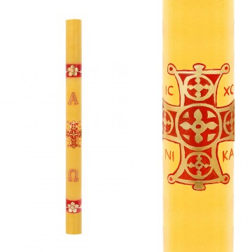 Paschal Candle in Painted...