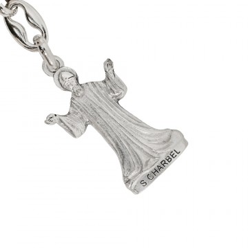 Saint Charbel Keychain in...