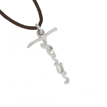 Jesus Cross Pendant with...
