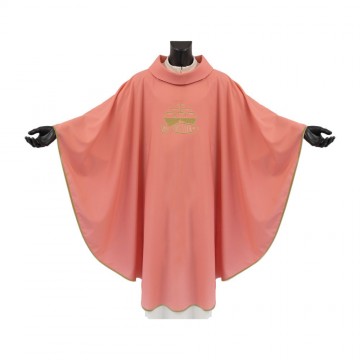 Pink Chasuble with Bread...