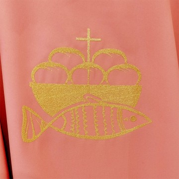 Pink Chasuble with Bread...