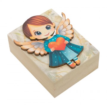 Rosary Box with Light Blue...