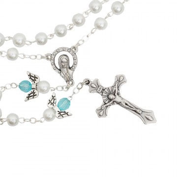 Rosary Box with Light Blue...