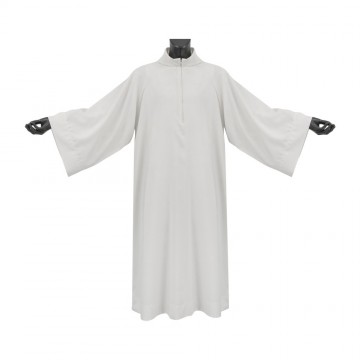 White Priestly Alb with...
