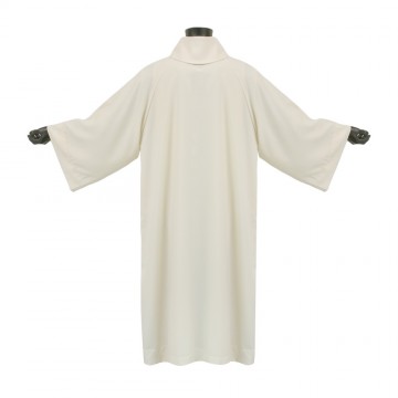 Sacerdotal Alb with Faux Hood
