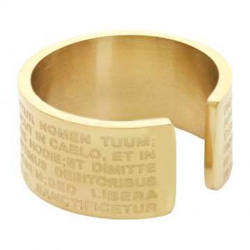 Ring with Lord's Prayer