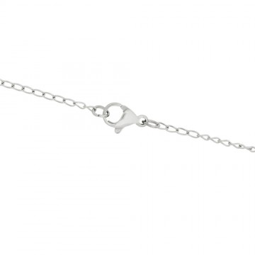 Rosary Necklace in Silver...