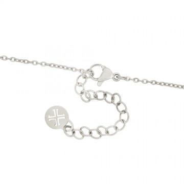 Necklace with Cross in Steel