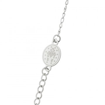 Rosary Bracelet in Steel...