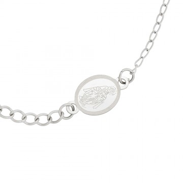 Rosary Bracelet in Steel...