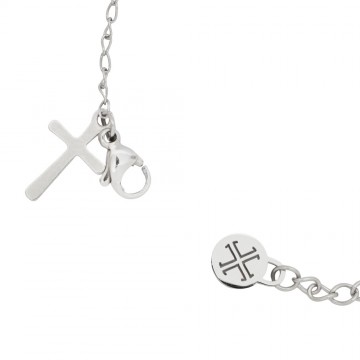 Rosary Bracelet in Steel...