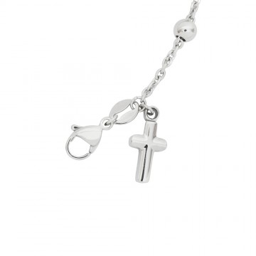 Rosary Bracelet in Silver...