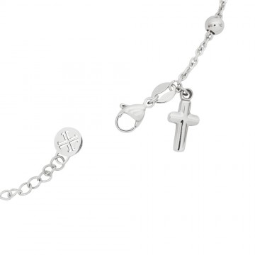 Rosary Bracelet in Silver...