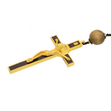 Saint Benedict Wooden Rosary