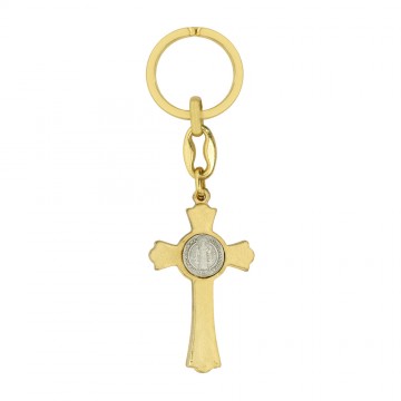 Saint Benedict Cross Keychain
